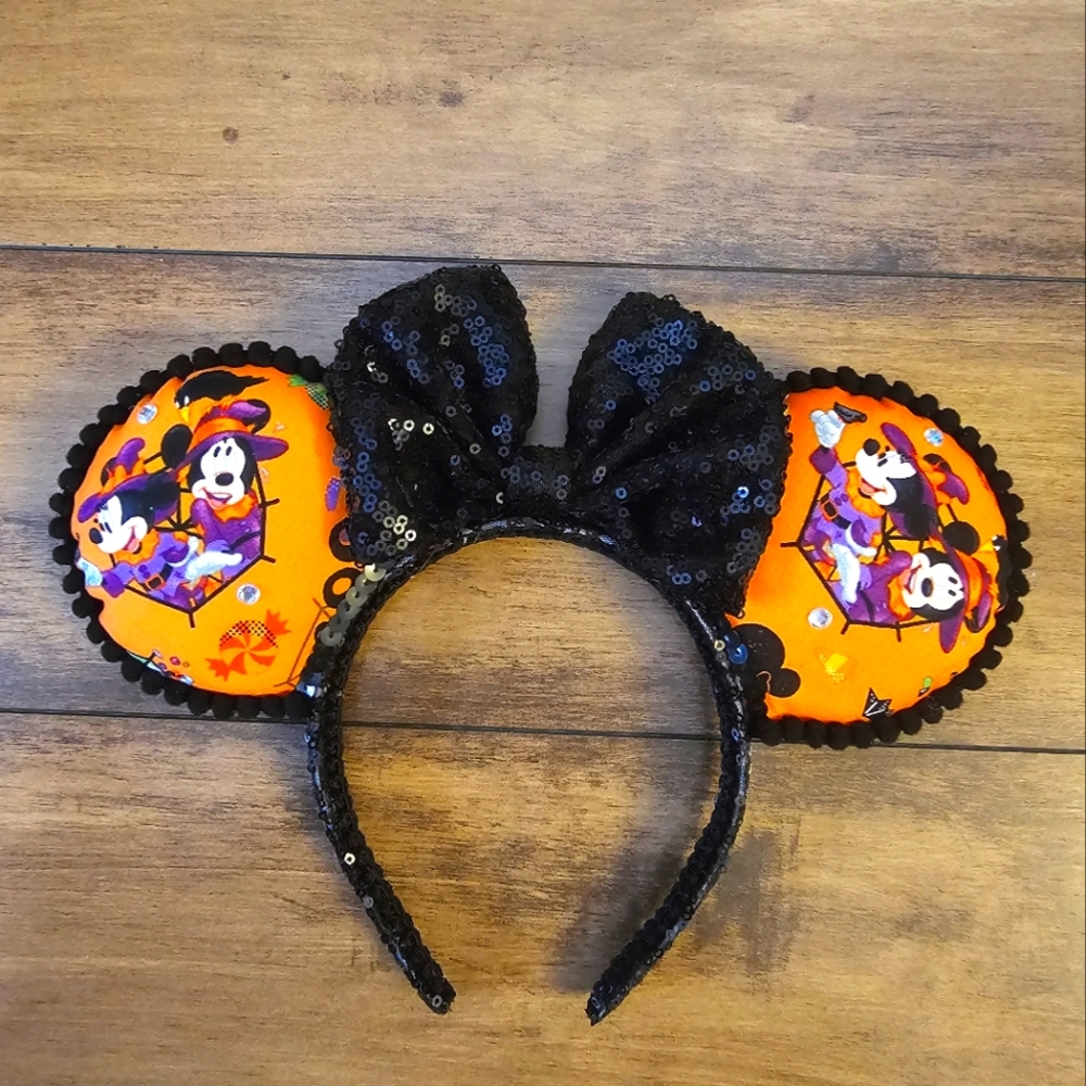 Halloween Mickey Mouse Ears Headband